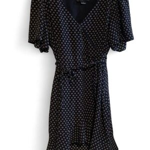 Sanctuary Navy Floral Wrap Dress